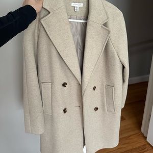 Topshop wool coat